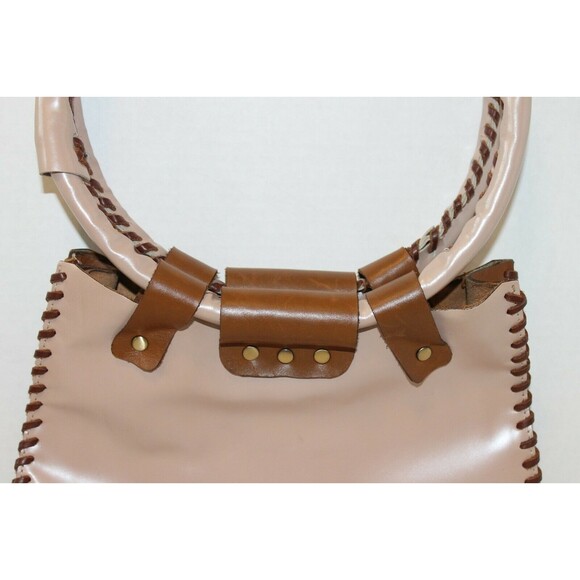 Taller Del Cuero Shoulder Bag Vtg Handcrafted Leather Bag Purse South America - Picture 3 of 8